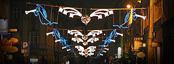 kraków 2005, cracow, dekoracje, anioły